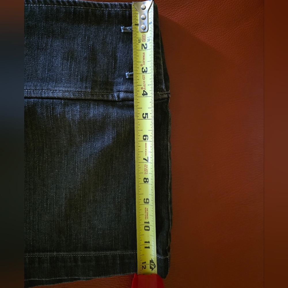 Y2K Vintage DKNY Black Jean Micro Skirt - Picture 7 of 7